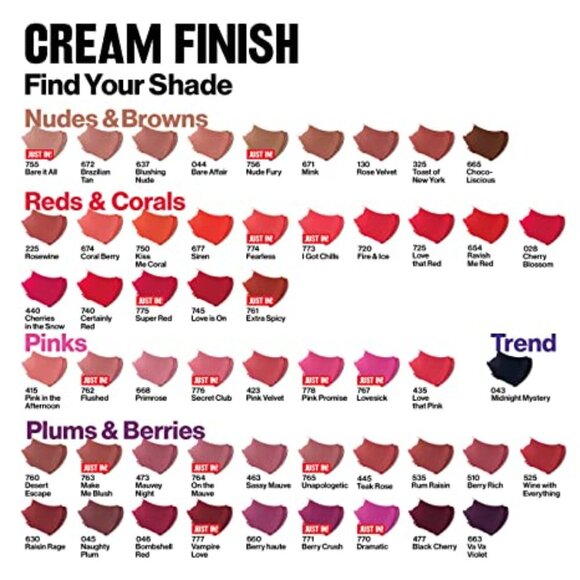 2 Lipstick by Revlon, Super Lustrous , High Impact Lipcolor with Moisturizer - Picture 5 of 6